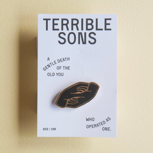 Terrible Sons Interlocking-Hands Pin